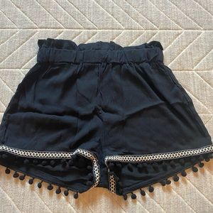 Shein black soft shorts